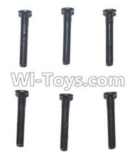 Subotech BG1510C Parts-WLS031 Half tooth screws(6pcs)-2.3X13.5,Subotech BG1510C RC Car Spare parts Accessories,1:24 4WD BG1510C RC Racing Car parts,High Speed Drifting Buggy Parts